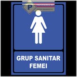 Semn pentru grup sanitar femei